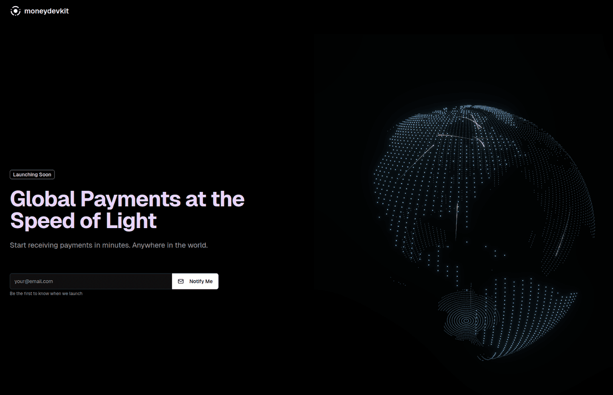 MoneyDevKit Preview